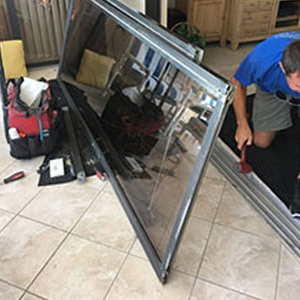 sliding glass door frame repair Miami Beach